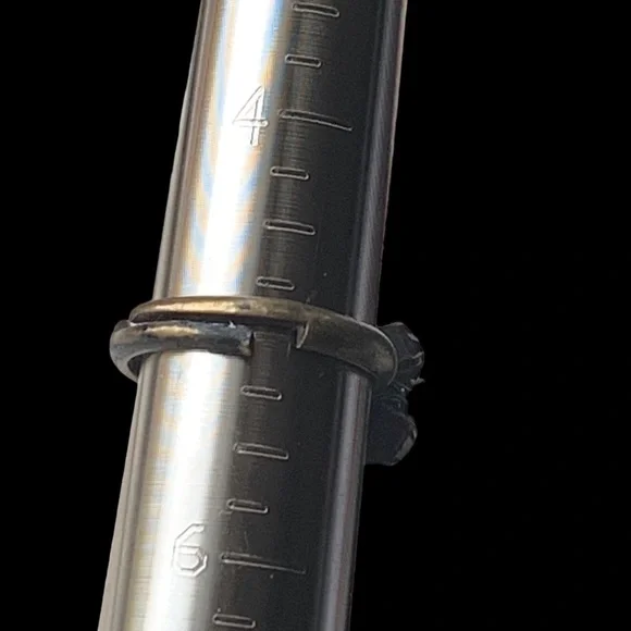 KLONPLOTT Bended Lights Wire Wrapped Red Stones Brass Ring Jewelry Adjustable - Picture 5 of 6